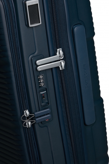 Samsonite Paralux - Kabinkoffert Utvidbar Midnight Navy