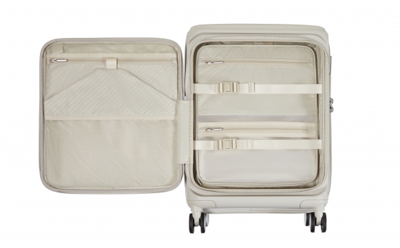 Samsonite Paralux - Kabinkoffert Utvidbar Stone Grey