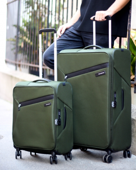 Samsonite Litebeam 4-hjul 77cm - Stor Utvidbar Climbing Ivy