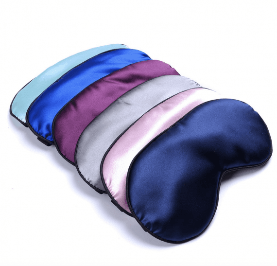 Sovmask Silke - Blå