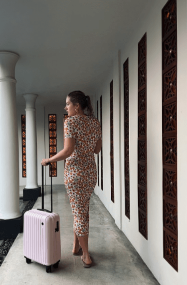 Kabinkoffert Printisso Urbane - Soft Pink