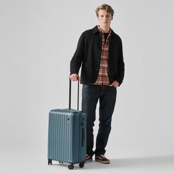 Koffert Printisso Urbane - Mellomstor Whale Blue