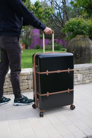 Koffert Printisso Portofino - Stor Vintage Black