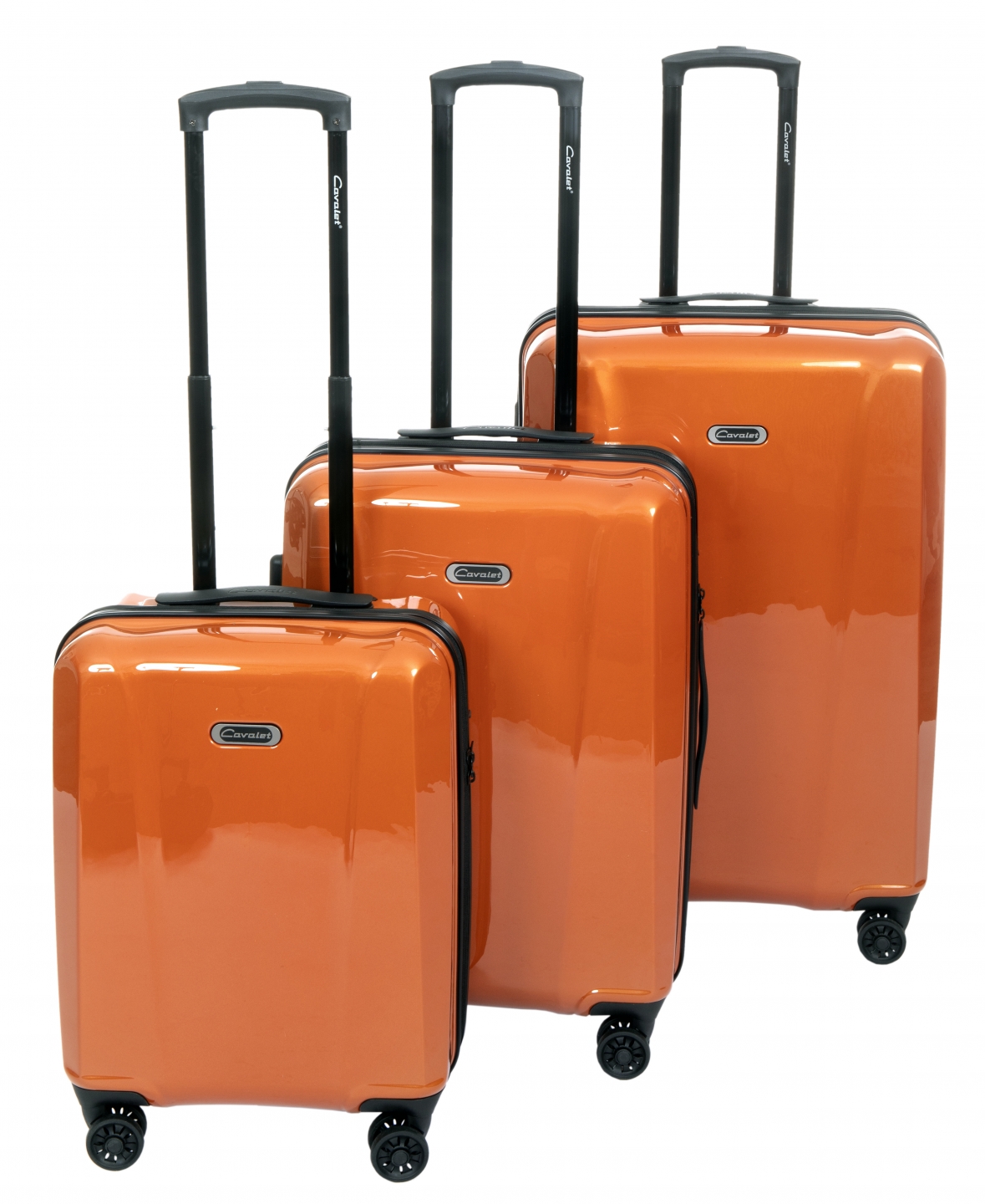 Cavalet Chill DLX - Sett med 3 Orange, Koffertsett