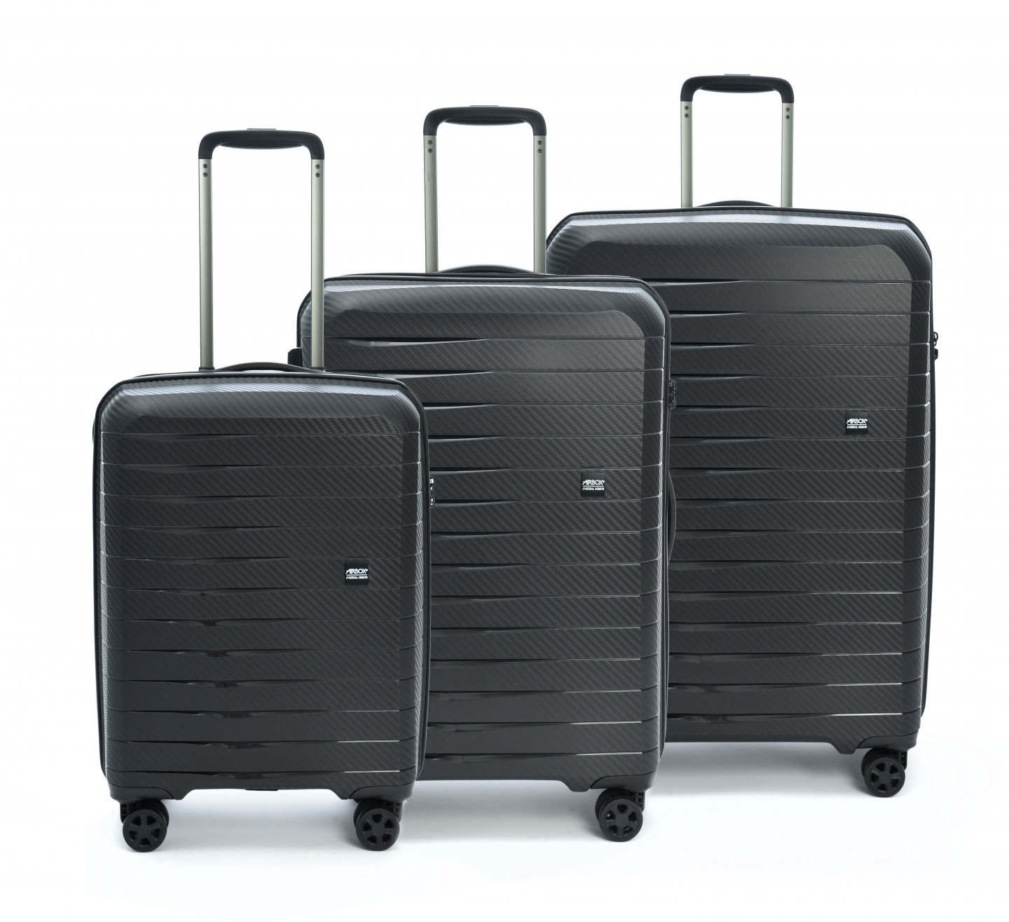 Airbox AZ18 - 3 sett Black, Koffertsett