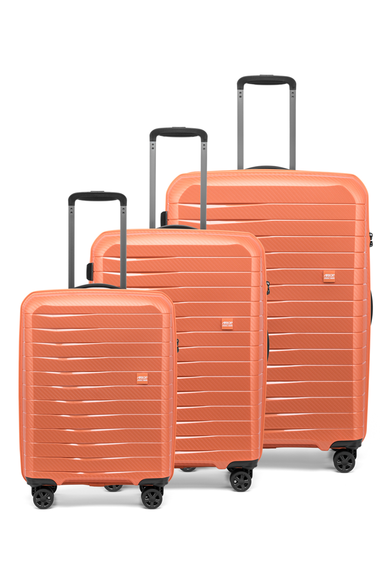 Airbox AZ18 - 3 sett Orange, Koffertsett
