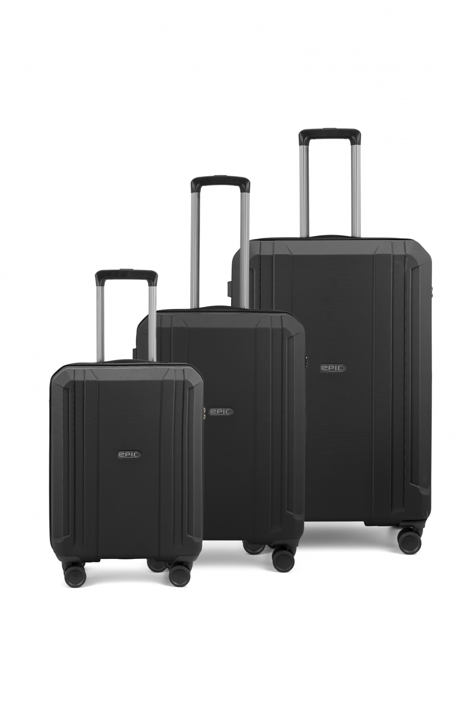 Epic Airwave Neo - Sett med 3 Star Black, Koffertsett