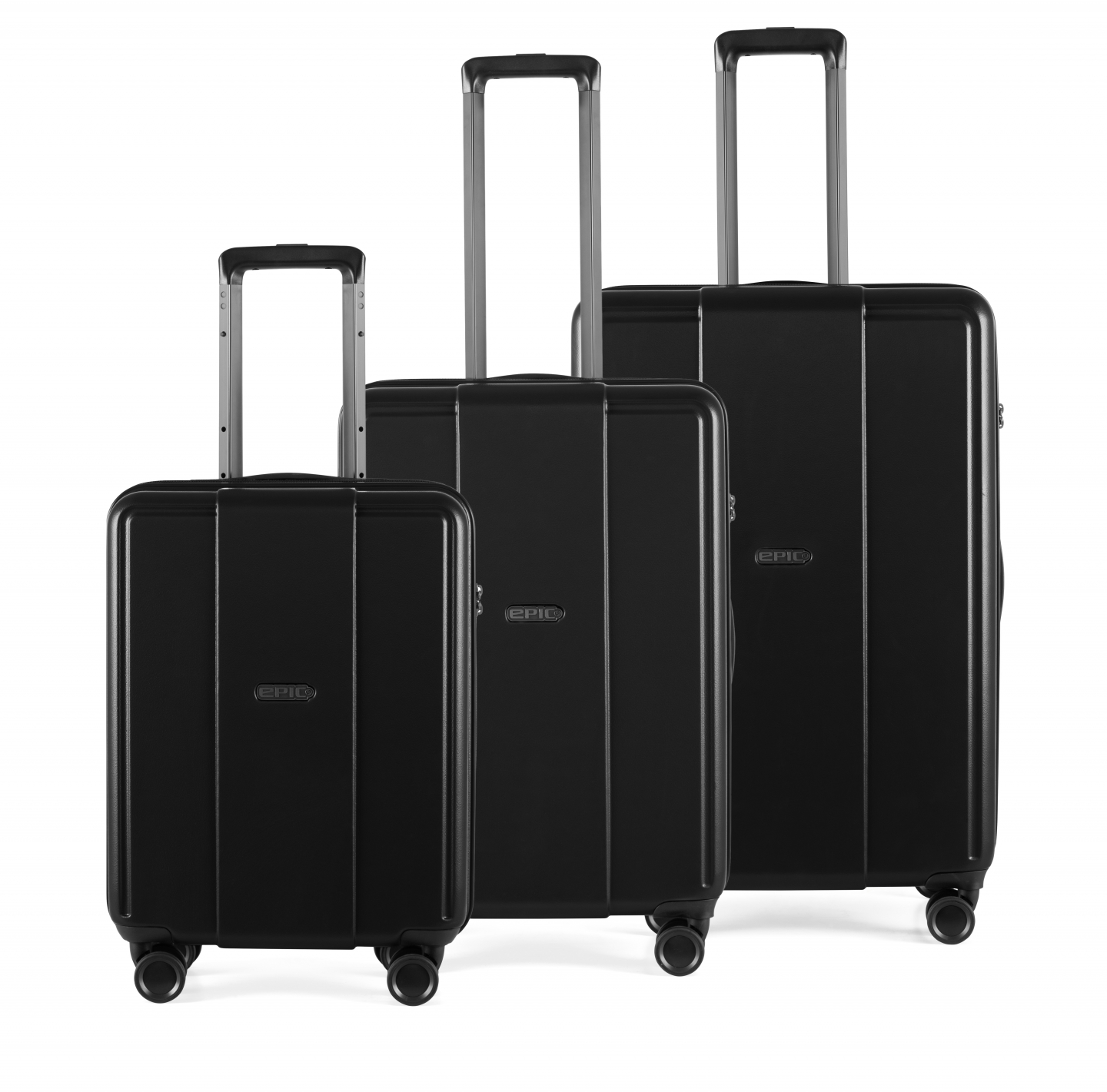 Epic POP 6.0 - 3 set All Black, Kofferter - Svart Koffert